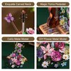 3D Metal Puzzles for Adults, Cello 3D Metal Model Kits for Adults to Build, DIY Flower Model Building Kit for Ages 14+ Adults Women Men, Difficult DIY for Assembly, Birthday Gifts for Women Men Hobby