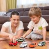 Hooqict Metal Die Cast Toy Car Set of 5, Openable Doors Pull Back Car for Kids Boys Age 3 4 5 6 7 8, Racing Car Party Favors Mini Toy Car for Pinata Stuffers, Goodie Bag Stuffers, Birthday Gifts