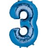 Anagram Bluey 3rd Birthday Party Supplies 5pc Foil Balloon Bouquet