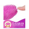 Kissfee Hair Scalp Massager Shampoo Brush Soft Scalp Scrubber for Dandruff, 2 Pack (Pink and Purple)