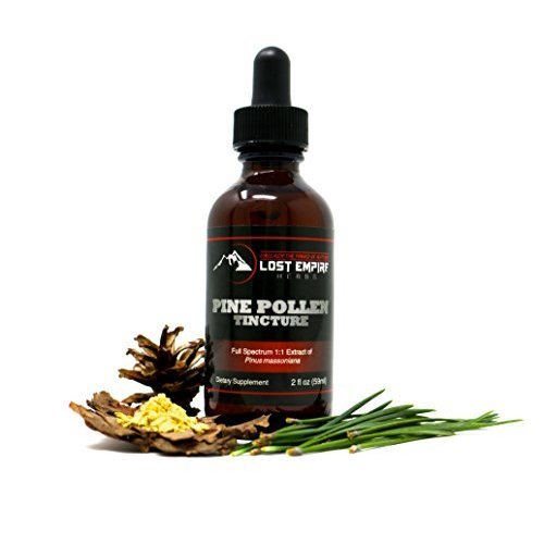 Pine Pollen Tincture (2 fl oz) Herbal Supplement | by Lost Empire Herbs