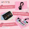 Likesing Chapstick Holder Key Chain, Lip Balm Holder for Chapstick Lip Gloss, Elastic Sleeve Chapstick Keychain Holder for Keys Purse Lanyard Gift for Women Girls (Color Clash, 4pcs)