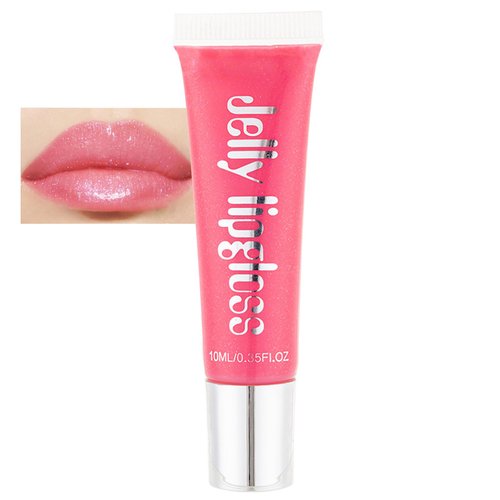Rosarden Hydrating Shimmer Lip Gloss - Plumping Lip Gloss - Waterproof & Long Lasting Glossy Lip Gloss - Non-Sticky Shiny Lightening Lip Gloss - Moisturizing Juicy Lip Gloss for Woman (Pink)