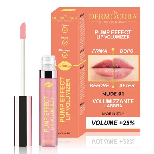 DERMOCURA Chili Lip Plumper Glossy Balm 5X More Powerful Transparent Glossy Lip Plumping Lip Gloss