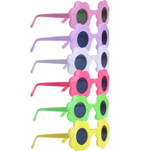 18in Doll Sunglasses, Baby Doll Accessories Floral Glasses Christmas Birthday Gift for Little Girls 6 Colors