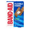 Band-Aid Brand Flexible Fabric Adhesive Bandages for Wound Care & First Aid, Assorted Sizes, 30 Count