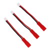 VGEBY Lipo Battery Adapter Cables, 3Pcs to JST Plug Adapter Connector for SCX24 1/24 Tracked Vehicle Upgrade Part