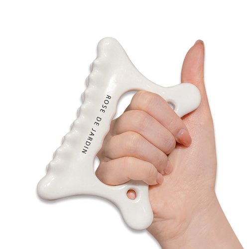 Dujul Ceramic Gua Sha, Face&Body Guasha, Korean Gausha, Face Lift, Muscle Relief Massage Board, Skin Care Gift for Men Women