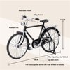 ZEZEFUFU Retro Bicycle Model 1:10 Miniature Alloy Bicycle Model Mini Bike Decoration Ornament for Home