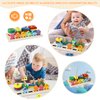 Merabufa Montessori Toys Wooden Sorting & Stacking Toys for Toddler Boys Girls, Wooden Blocks for Toddlers Preschool Motor Skills Toys Birthday Chirstmas Gift for 1 2 3 4 Years Old