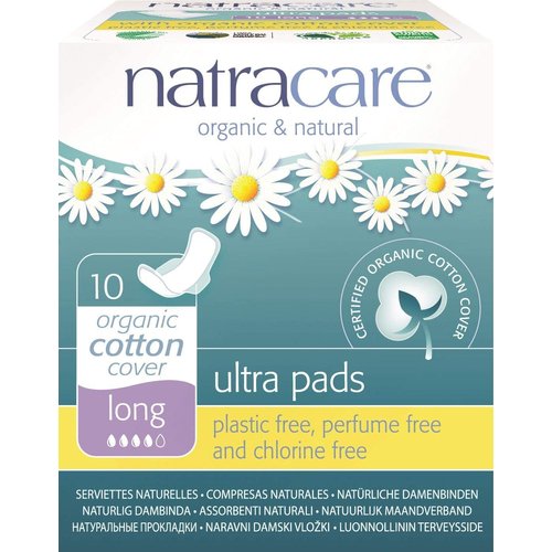 Natracare: Natural Ultra Long Pads With Wings (2 X 10 Ct)