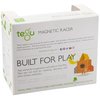 3 Piece Tegu Magnetic Racer Building Block Set, Purple