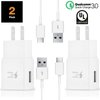 OEM Adaptive Quick Fast Charger Compatible with Doogee S100 Plus Full 15W Power Certified USB Type-C 5Gbps Data Cable. (2 Pack! / White / 4FT, 1.2M)