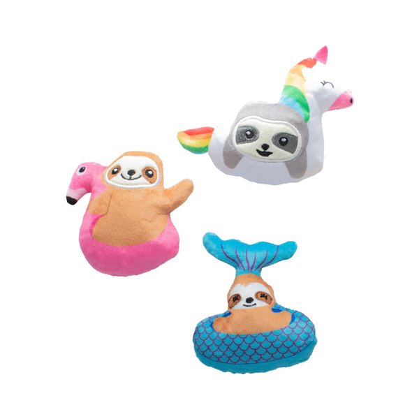 Fringe Studio "JUST Keep Floating, Set of 3, Small Plush Dog Toy Set, Pet Shop Collection (662135)