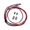 Share Goo 6Leds LED Light Headlights Taillight Kit Accessories Compatible with RC Car Truck Tank Crawler Traxxas HSP Tamiya Redcat RC4WD Axial SCX10(2 White,2 Red,2 Flashing Colorful LEDs)