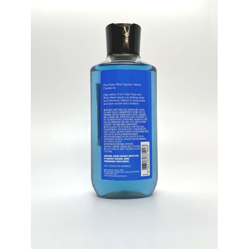 Bath & Body Works, Signature Collection 2-in-1 Hair + Body Wash, Ocean For Men, 10 Ounce