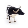 Gemini&Genius Farm Animal Toys, Longhorn Cow Action Figure, Hand Painted, 6 Inches Length, Realistic and Durable Farm Toys for Children Boys and Girls Gift