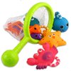 Bath Toy, Fishing Floating Bath Squirters Toy and Water Spoon with Organizer Bag(8 Pack), KarberDark Fish Net Game in Bathtub Bathroom Pool Bath Time for Kids Toddler Baby Boys Girls by KarberDark