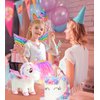 SOLIEHOO Unicorn Toys for Girls Unicorn Gifts, Walking Talking Singing Interactive Toy, Remote Control Plush Unicorn Pet Care Toy, Unicorn Dress up Clothes for Toddler Girls Kids 3 4 5 6 Years