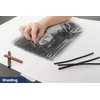 Pacific Arc Artist Vine Charcoal, Soft, Black 4 Charcoal Sticks for Drawing, Sketching, and Fine Art