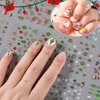 30 Sheets Christmas Nail Stickers for Nail Art Snowflake Snowman Nail Stickers Santa Elk Tree Xmas Nail Design Stickers 3D Self-Adhesive Nail Decals Winter Holiday Nail Art Decorations Accessories