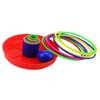Ogrmar 18" Colorful Plastic Sport Ring Toss Game Set for Kids