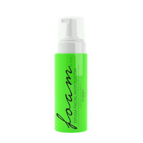 Syam Foam Facial Cleanser & Makeup Remover Anti-Pollution Cosmetics 150ml - Espuma Facial Antipolucion with Vitamin E