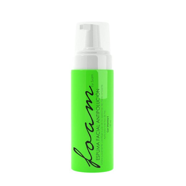 Syam Foam Facial Cleanser & Makeup Remover Anti-Pollution Cosmetics 150ml - Espuma Facial Antipolucion with Vitamin E