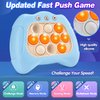 Upgraded Fast Push Game for Kids 6-12, Pop Sensory Fidget Toys for Kids 8-12 Exercises Reaction Birthday Gifts for Boys and Girls Ages 3-12 Years Old & Up(Blue)
