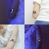 Oottati 15 Sheets Temporary Tattoo Stickers Glow in Dark Children Night Luminous Fluorescent Green Light Rainbow Rocket Alien Planet Astronaut Milky Way