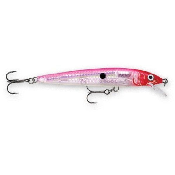 Rapala Husky Jerk 08 Fishing lure, 3.125-Inch, Glass Pink Clown