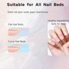 Oxizona Solid Nail Glue Gel for Press On Nails Acrylic Nail Tips, Fake Nails, Hard Gel Glue for False Nails DIY at Home 15ML UV-Cured