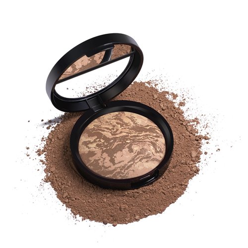 WALULAN Baking Foundation, Highlighter Finishing Powder Makeup Setting Finishing Semi-Matte Finish