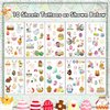 Cerlaza Glow Easter Tattoos for Kids Party Favors, Easter Luminous Temporary Tattoos for Girls Boys Bunny Decorations, Easter Egg Tattoo Stickers for Easter Basket Fillers-10 Sheets