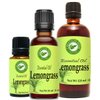 Lemongrass Essential Oil 4 oz - Aceite La hierba de limn- Pure Lemongrass Oil for Diffuser & Aromatherapy