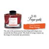 PILOT Iroshizuku Bottled Fountain Pen Ink, Fuyu-Gaki, Winter Persimmon (Orange Red) 50ml Bottle (69209)
