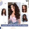 LaaVoo Dark Brown Tape in Hair Extensions Human Hair #4 Tape Hair Extensions Real Human Hair Silky Straight Brown Hair Extensions Tape ins 20 Pieces 14 Inch 40g