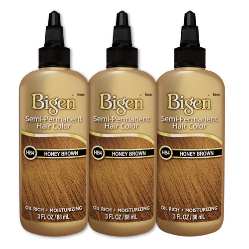 HB4 Honey Brown Bigen Semi Permanent Hair Color (3 Pack)