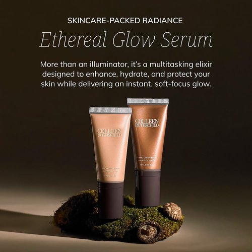 Colleen Rothschild Ethereal Glow Serum – Skincare-Packed Radiance Elixir – Hydrating, Barrier Strengthening, Soft-Focus Glow, 2 Shades for All Skin Types