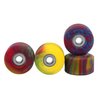 Teak Tuning Apex 61D Urethane Fingerboard Wheels - New Street Shape, 7.7mm Diameter - Ultra Spin Bearings - Made in The USA - Tie Dye Swirl Colorway