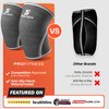 ProFitness Knee Sleeves Weightlifting for Men & Women | 7mm Thick Neoprene Knee Sleeve | Supportive Knee Compression Sleeve for Working Out, Squats, Powerlifting, Deadlift, CrossFit & Knee Support