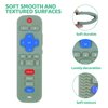Eascrozn 3 Pack Baby Teething Toys, Silicone TV Remote Control Shape Teethers for Babies Toddler 0-24 Months Chew Toys, Teething Relief Baby Toys for Infants, BPA Free Refrigerator Safe