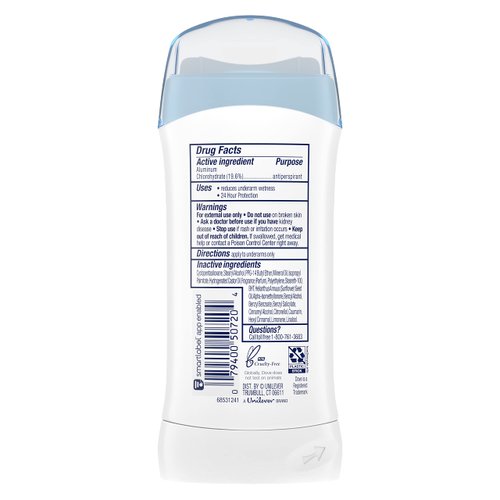 Dove Antiperspirant Deodorant, Powder 2.6 Ounce (Pack of 6)