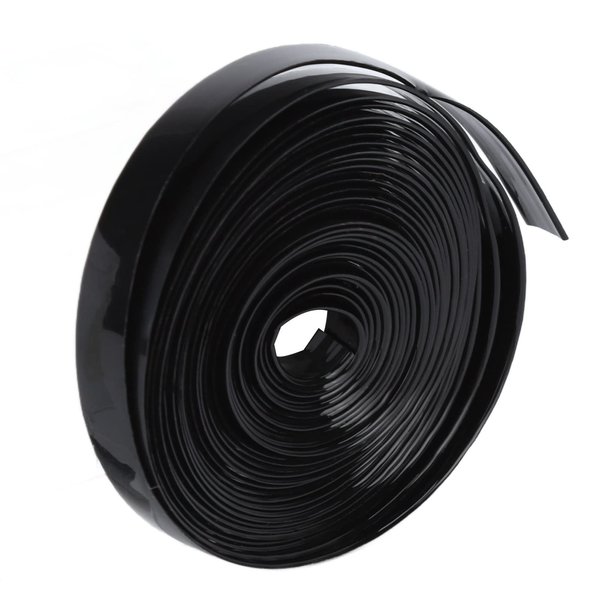 0.8mm Width Hair Wig Tape, Strong Adhesion Hair Extension Keratin Glue Strip Long Lasting Hair Extensions Roll Black