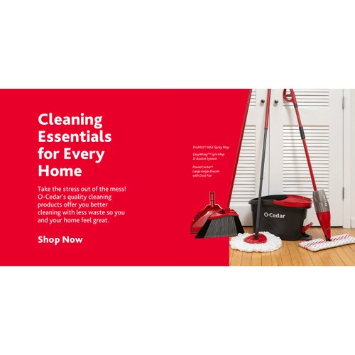 O-Cedar Triple Action Power Scrub Roller Mop Refill