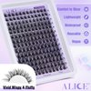 Lash Clusters Wispy Eyelash Extensions 168pcs Fluffy Individual Lashes 10-18mm Waterproof Natural DIY Lash Extensions Cluster Eyelash Extensions by ALICE