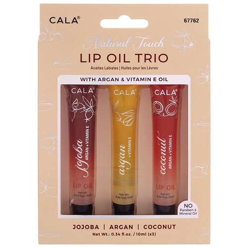 Feel Foxy LIP OIL TRIO: JOJOBA, ARAGON, COCONUT