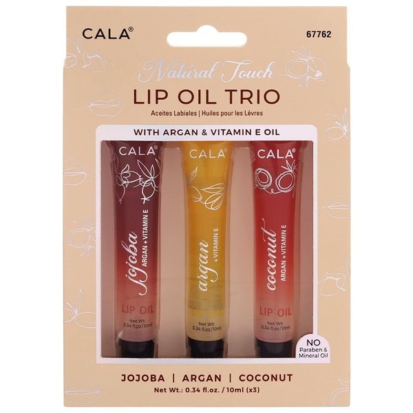 Feel Foxy LIP OIL TRIO: JOJOBA, ARAGON, COCONUT