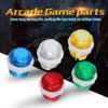 5PC Arcade Button LED Illuminated Push Buttons with Microswitch for Arcade Machine Games Console Parts