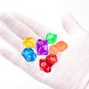 Yiotfandoll 60PCS Polyhedral Dice D10 Dice Game Dice for RPG MTG DND Dice Table Games Board Game (Color 1)